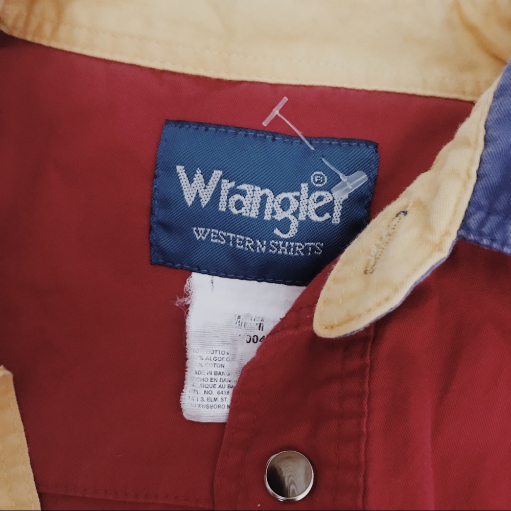 WRANGLER vintage dad/bowling  shirt